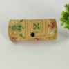 Picture of Handcrafted Kantha Stitch Eyeglasses / Sunglass Case – Beige Multi-Color Floral Motif
