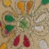 Picture of Handcrafted Kantha Stitch Eyeglasses / Sunglass Case – Beige Multi-Color Floral Motif
