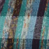 Picture of Handcrafted Multi-Colour Handloom Fabric Double-Zipper Wallet – Santiniketan Long Clutch Pouch